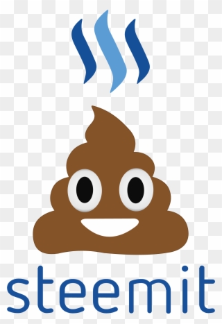 Steemit Is The Shit Artboard - Big Poop Emoji Clipart
