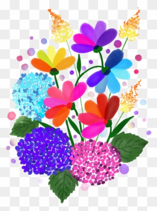 Spring Watercolour Flowers Floral Nature Watercolor - Illustration Clipart