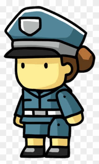 Download - Scribblenauts Cop Png Clipart