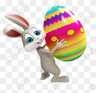 Easter Egg Clipart Bunny - Easter Bunny Gif Png Transparent Png