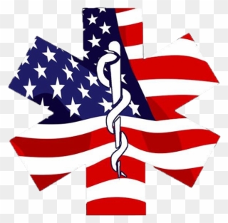 American Flag Ems Logo Clipart