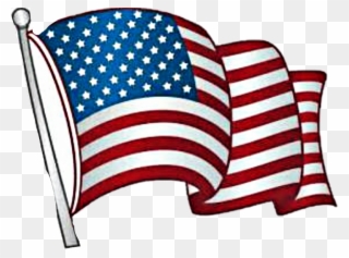 #american Flag #patriotic - علم امريكا كرتون Clipart
