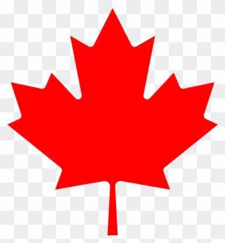 File Flag Of Canada Transparent Background - Canadian Maple Leaf Svg Clipart