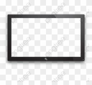 Watching Tv Clipart Black And White - Tv Frame - Png Download