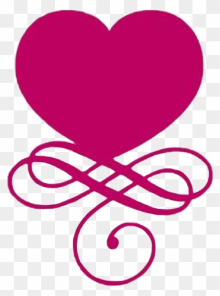 #heart #scrollwork #valentinesday - Fancy Heart Svg Clipart