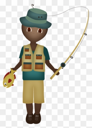 Boy Illustration, Fishing, Gone Fishing, Characters, - Fishing Clipart