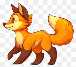 Animated Fox Png - Fox Drawing Transparent Clipart