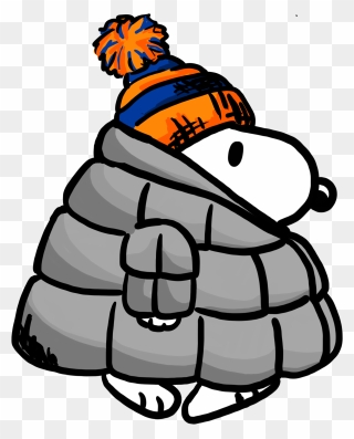 #snoopy #cold #winter #cold #freezing #jacket #coat Clipart