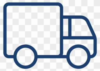 Step - White Delivery Truck Icon Clipart