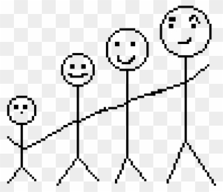 Stick Family Png - Line Art Clipart