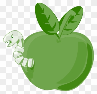 Red, Green, Apple, Food, Fruit, Small, Apples, Bitten - Cartoon Apple Clipart