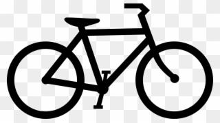Bike Clip Delta - Bike Clipart Black - Png Download