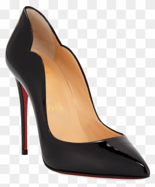 Black Louboutin Download Free Png - Christian Louboutin Patent Heels Clipart