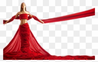 Women In Red Png Clipart