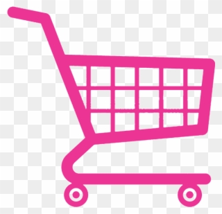 Pink Shopping Cart Icon - Shopping Cart Logo Png Clipart