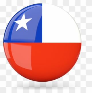 Chile Flag Clipart Png - Chile Round Flag Png Transparent Png