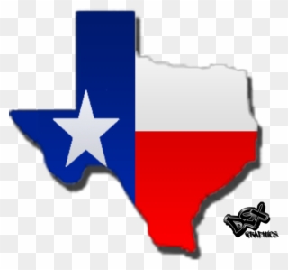 Texas - Texas State And Flag Clipart