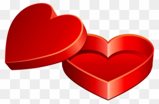 Valentine's Day Heart Love Gift Clip Art - Saint Valentin Coeur En Png Transparent Png