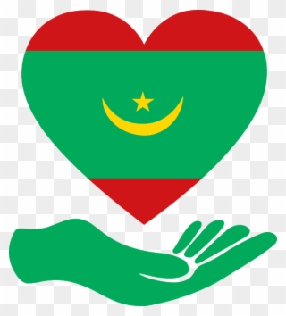 Download Flag Mauritania Love Svg Eps Png Psd Ai Vector - Flag Tunisia Algeria Morocco Clipart