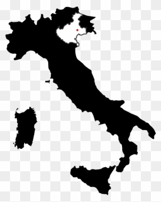 The Foothills And The Flat Plain Of Veneto Are The - Map Of Italy Transparent Clipart