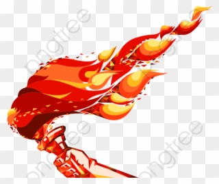 Hand Holding Torch Illustrations Hd Dodge The Material, - Torch In Hand Png Clipart