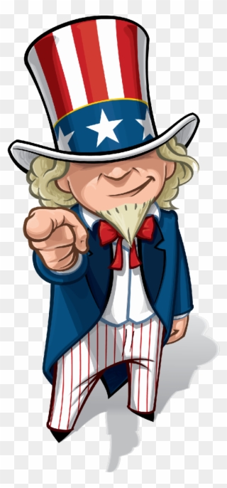 Uncle Sam Cartoon Drawing Clipart