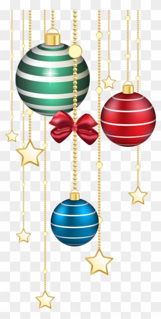 Christmas Clipart, Christmas Balls, Merry Christmas, - Christmas Decorations Transparent Background - Png Download