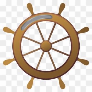 Ships Maritime Transport Sailboat Rudder Material - Ship Wheel 3d Model Clipart