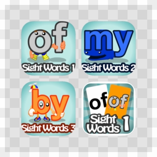 Sight Words Pack 4 - App Store Clipart
