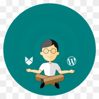 Wordpress Design, Wordpress Development, Wordpress - Sitting Clipart