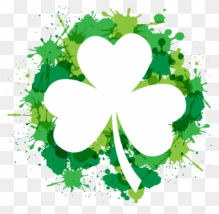Shamrock Saint Patricks Day - Free Printable 3 Leaf Clover Clipart