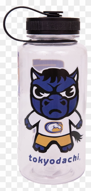 Image For Water Bottle Tokyodachi® Uc Davis Mascot - Water Bottle Clipart