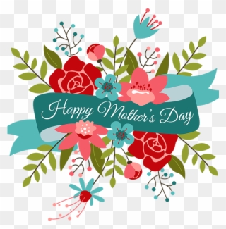 1/9 - Floral Happy Mothers Day Clipart