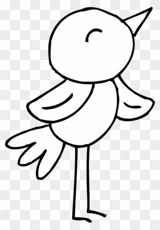 Permalink To 150 Trend Bird Clip Art Black And White - Bird Clipart Black And White - Png Download