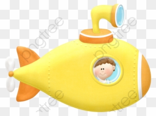Submarine Clipart Toy - Baby Toys - Png Download