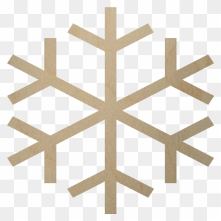 Snowflake Cut Out - Snowflake Clipart Simple - Png Download