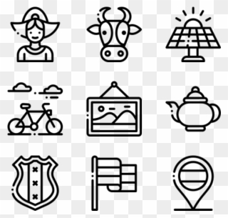 Holland - Calendar Icon Vector Clipart