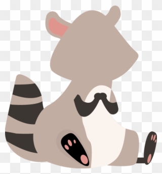 Free Online Raccoon Cartoon Animal Pet Vector For Design Clipart