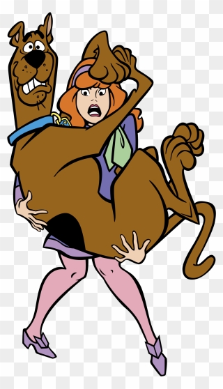Scooby Doo Daphne Scared Clipart