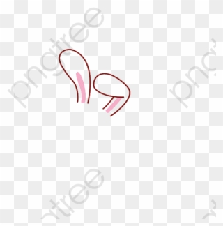 Rabbit Ears Rabbit Ears Clipart - Calligraphy - Png Download