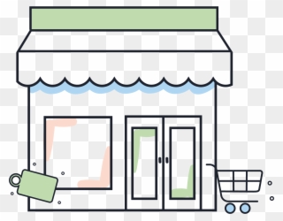 Illustration Of A Retail Store Clipart
