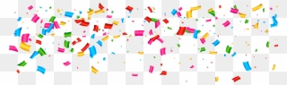 Confetti Clipart Wallpaper - Falling Confetti Vector - Png Download