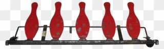 Vintage Iron Shooting Gallery Targets Unique Bowling - Ten-pin Bowling Clipart