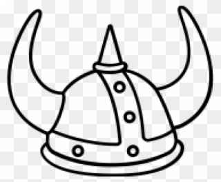 Drawn Viking Viking Helmet - Barbarian Helmet Drawing Clipart
