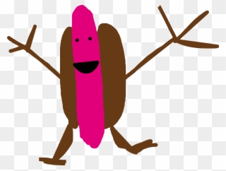 The Length Of Hotdog Is 10 Feet He Likes Carry Hot Clipart