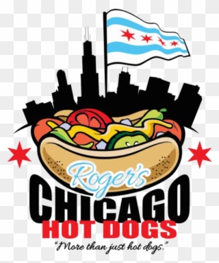 Roger's Chicago Hot Dogs Delivery - Poster Clipart
