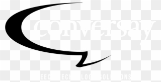 Conversay Logo Black And White Clipart