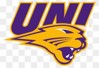 University Of Northern Iowa Colors - Uni Panthers Clipart