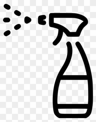 Cleaning Spray Gun Comments - Cleaning Spray Black And White Clipart