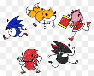 Temporary Sonic The Hedgehog Stickers On Storenvy - Cartoon Clipart